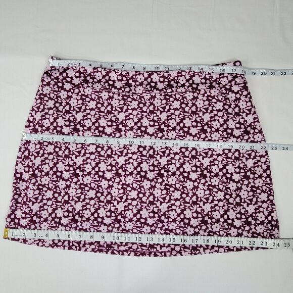 Tranquility by Colorado Clothing pink white floral skort XL - Picture 8 of 9